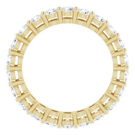 14K Yellow Gold 1 3/4 CTW Lab-Grown Diamond Eternity Band Size 5.5