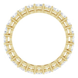 14K Yellow 1 3/4 CTW Natural Diamond Eternity Band Size 6