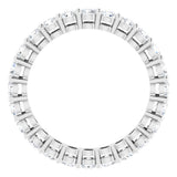 14K White Gold 1 3/4 CTW Natural Diamond Eternity Band Size 6