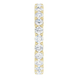 14K Yellow 1 3/4 CTW Natural Diamond Eternity Band Size 6