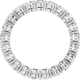 14K White 2 1/5 CTW Lab-Grown Diamond  Eternity Band