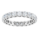14K White Gold 2 1/5 CTW Lab-Grown Diamond  Eternity Band