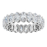 14K White Gold 4 CTW Lab-Grown Diamond Eternity Band