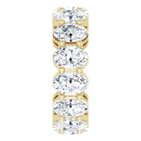 14K Yellow Gold 5 1/5 CTW Lab-Grown Diamond Eternity Band