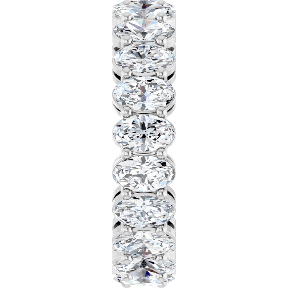 14K White Gold 4 CTW Lab-Grown Diamond Eternity Band