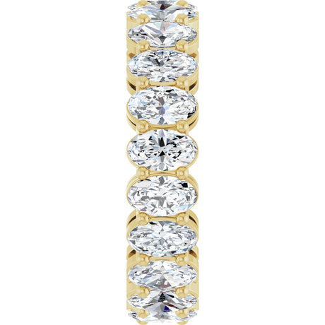 14K Yellow Gold 4 CTW Lab-Grown Diamond Eternity Band