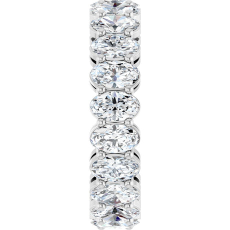 14K White Gold 4 CTW Lab-Grown Diamond Eternity Band