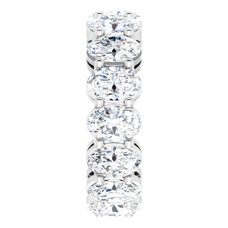 14K White Gold 5 1/2 CTW Lab-Grown Diamond Eternity Band