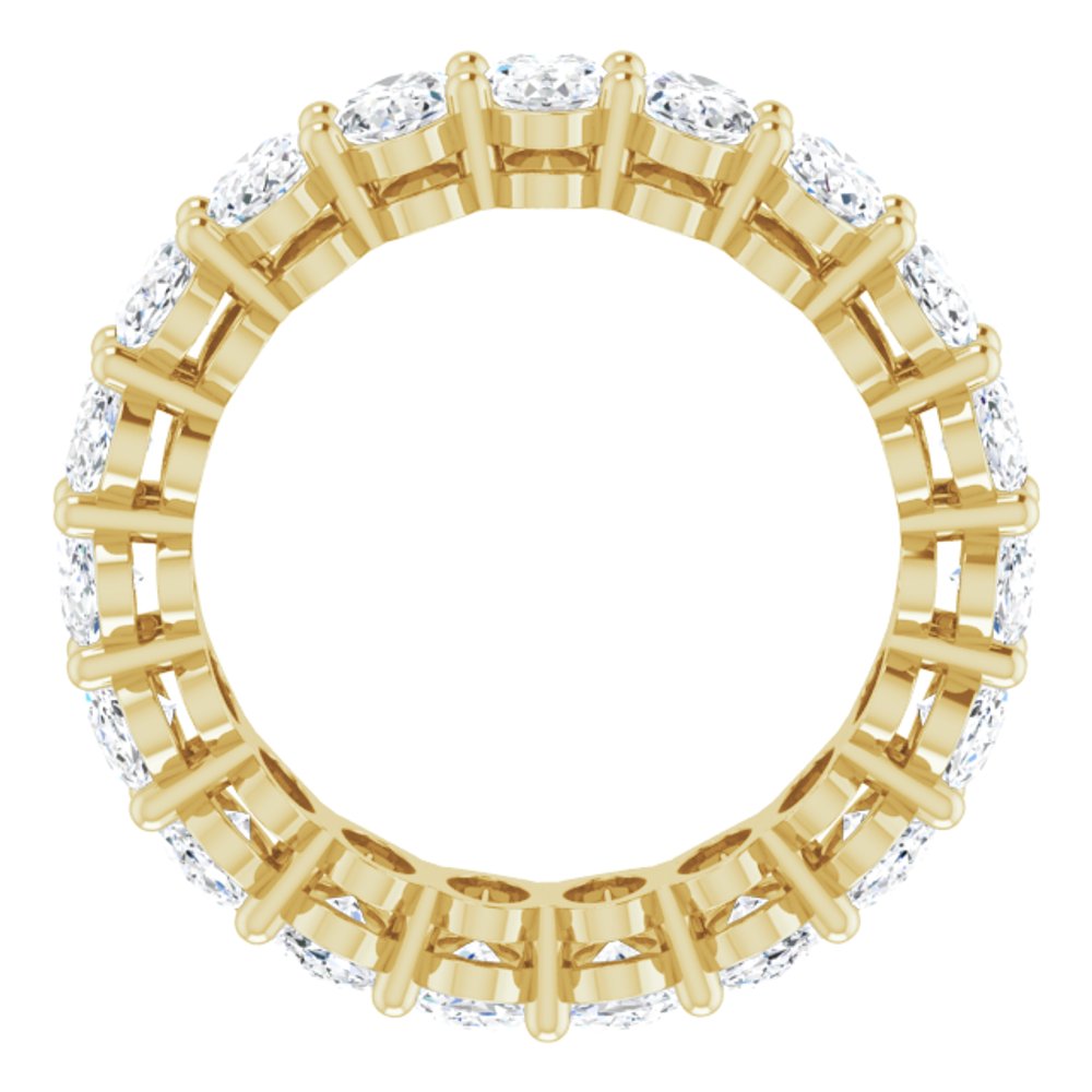 14K Yellow Gold 3 3/8 CTW Lab-Grown Diamond Eternity Band