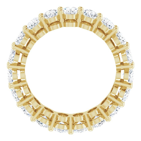14K Yellow Gold 3 3/8 CTW Lab-Grown Diamond Eternity Band