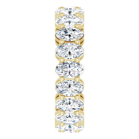 14K Yellow Gold 3 5/8 CTW Lab-Grown Diamond Eternity Band