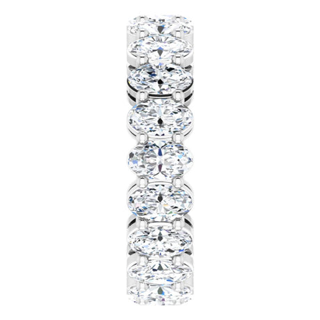 14K White Gold 3 5/8 CTW Lab-Grown Diamond Eternity Band