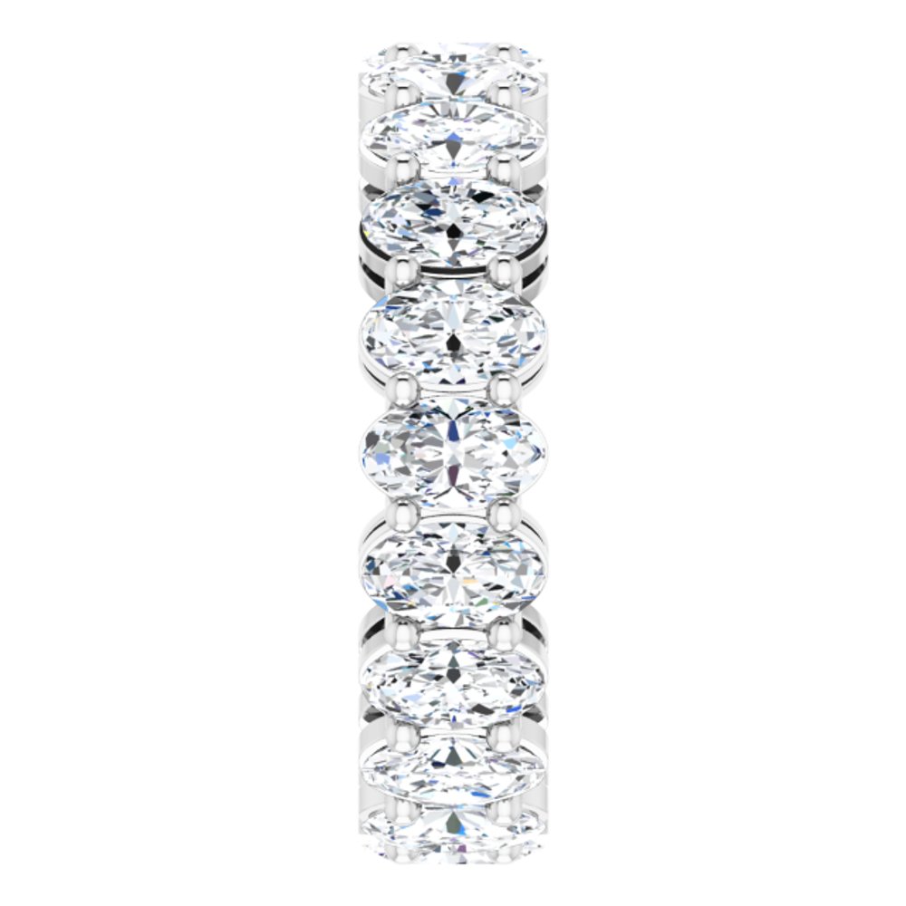 14K White Gold 3 5/8 CTW Lab-Grown Diamond Eternity Band