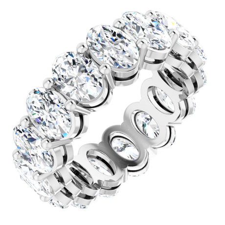 14K White Gold 5 1/2 CTW Lab-Grown Diamond Eternity Band