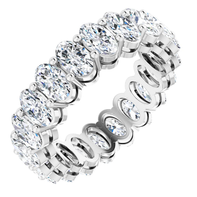 14K White Gold 3 5/8 CTW Lab-Grown Diamond Eternity Band