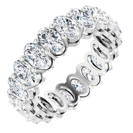 14K White Gold 3 5/8 CTW Lab-Grown Diamond Eternity Band