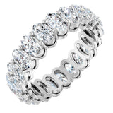 14K White Gold 4 CTW Lab-Grown Diamond Eternity Band