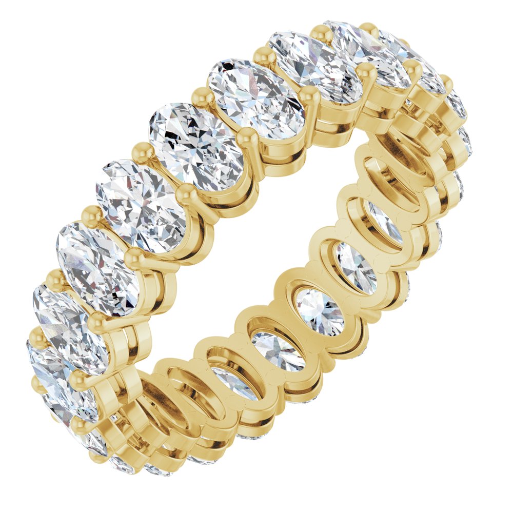 14K Yellow Gold 4 CTW Lab-Grown Diamond Eternity Band