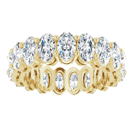 14K Yellow Gold 3 3/8 CTW Lab-Grown Diamond Eternity Band
