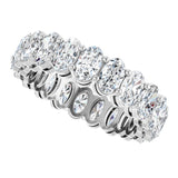 14K White Gold 4 CTW Lab-Grown Diamond Eternity Band