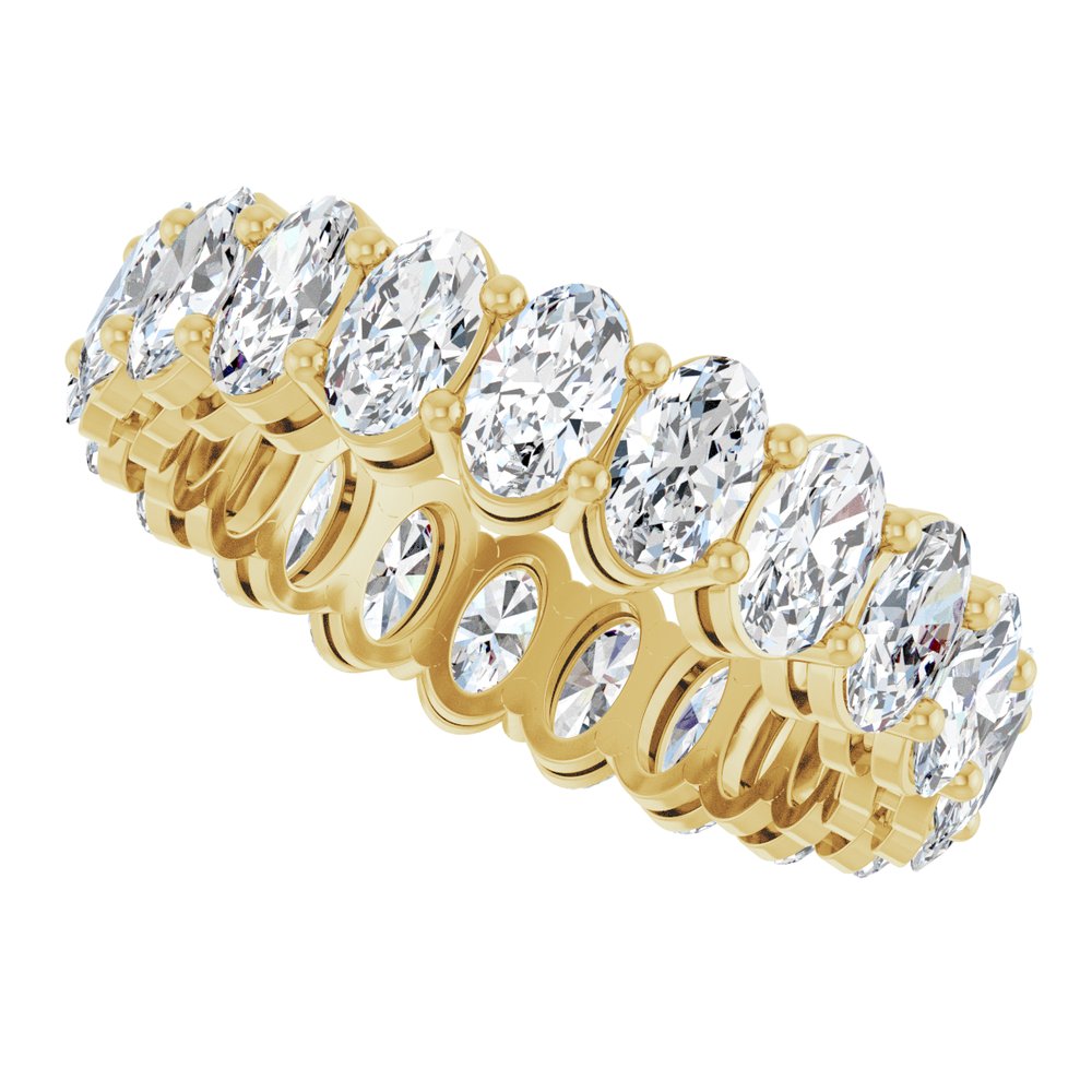 14K Yellow Gold 4 CTW Lab-Grown Diamond Eternity Band