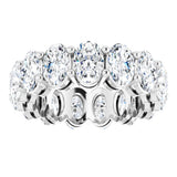 14K White Gold 5 1/2 CTW Lab-Grown Diamond Eternity Band