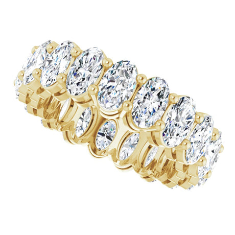 14K Yellow Gold 3 3/8 CTW Lab-Grown Diamond Eternity Band