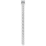 14K White 1/10 CTW Natural Diamond Beaded Ring