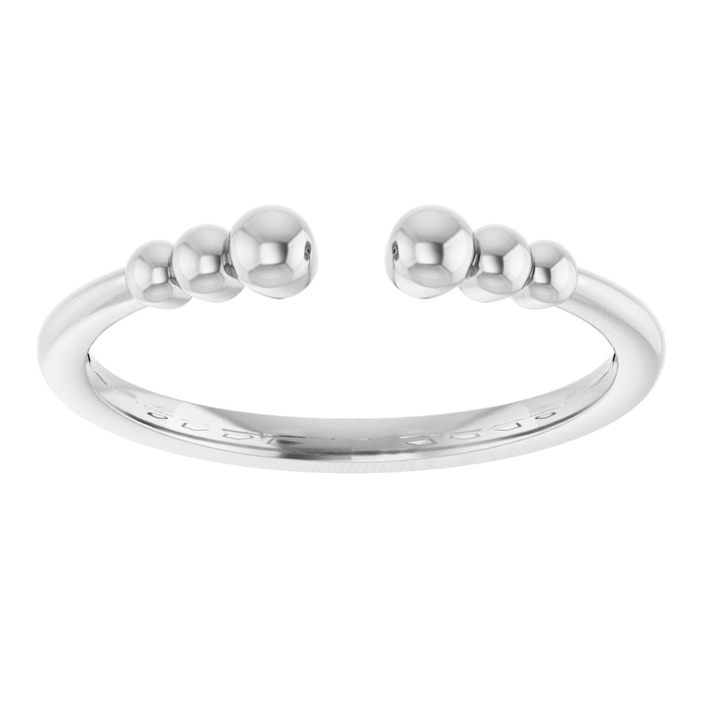 Sterling Silver Beaded Ring