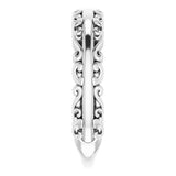 14K White Stackable Ring