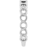 14K White Stackable Ring