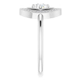 14K White Gold 1/3 CTW Natural Diamond Ring