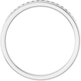 14K White Gold 1/4 CTW Lab-Grown Diamond Channel-Set Band