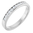 Platinum 3/8 CTW Lab-Grown Diamond Band