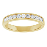 14K Yellow Gold 5/8 CTW Lab-Grown Diamond Band