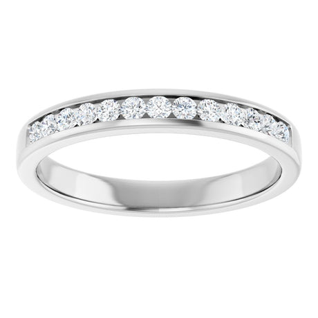 Platinum 3/8 CTW Lab-Grown Diamond Band