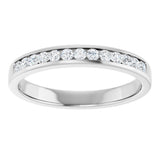 Platinum 3/8 CTW Lab-Grown Diamond Band