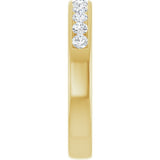 14K Yellow Gold 5/8 CTW Lab-Grown Diamond Band