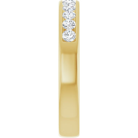 14K Yellow Gold 5/8 CTW Lab-Grown Diamond Band