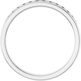 Platinum 3/8 CTW Lab-Grown Diamond Band