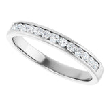 Platinum 3/8 CTW Lab-Grown Diamond Band