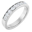 14K White Gold 3/4 CTW Lab-Grown Diamond Band