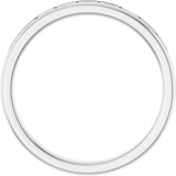 14K White Gold 1/3 CTW Natural Diamond Band