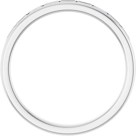 14K White Gold 1/3 CTW Natural Diamond Band