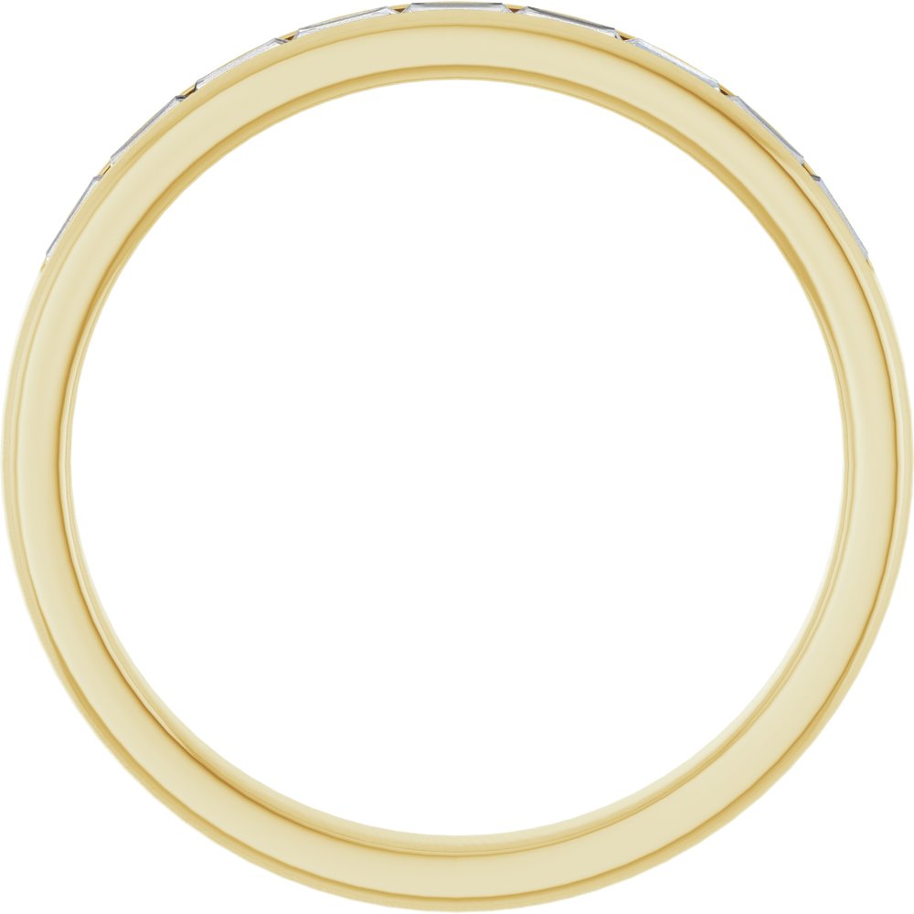 14K Yellow Gold 3/8 CTW Lab-Grown Diamond Band