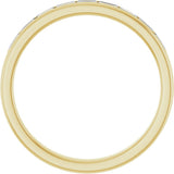 14K Yellow Gold 3/8 CTW Lab-Grown Diamond Band