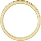 14K Yellow Gold 5/8 CTW Lab-Grown Diamond Band