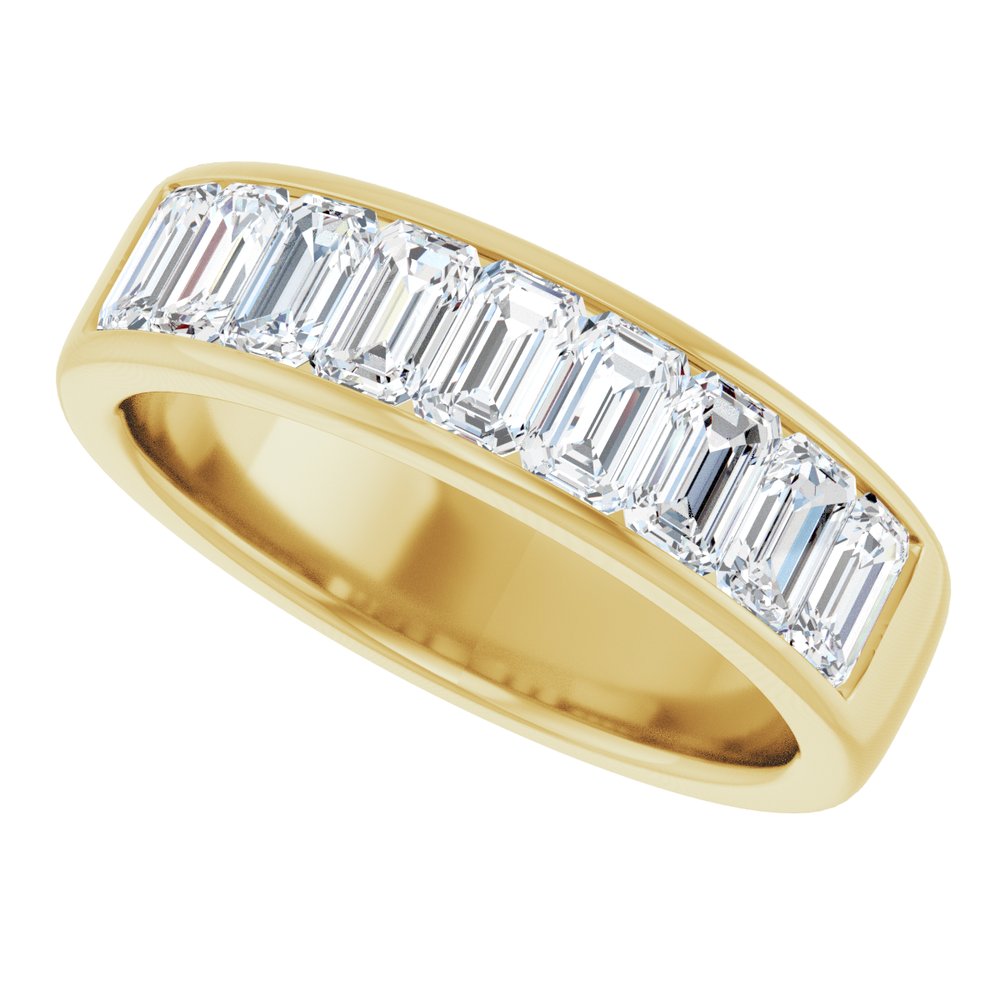 14K Yellow Gold 3 1/6 CTW Lab-Grown Diamond Band