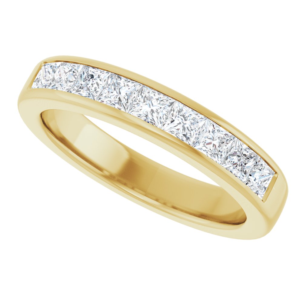 14K Yellow Gold 1 1/2 CTW Lab-Grown Diamond Band