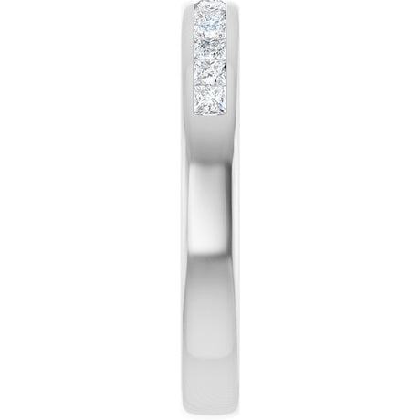 Platinum 1/2 CTW Natural Diamond Band
